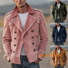 Mens Jacket Casual Coats Autumn and Winter Warm Outdoor Fashion Coat