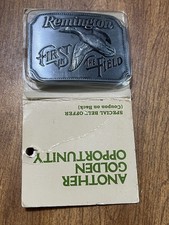 Remington First in the Field Belt Buckle Canada Goose Pewter In Original Package