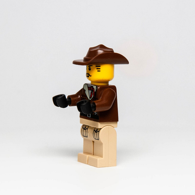 LEGO Adventurers Orient - Johnny Thunder Fur Collar & Map (adv037