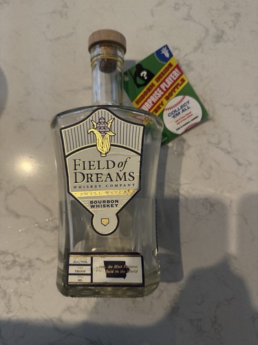 Field of Dreams Small Batch Bourbon Whiskey 750 ML Bottle w/ Cap Anson Cork