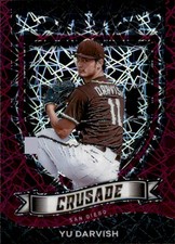 2021 Panini Chronicles #7 Yu Darvish Crusade Purple Velocity
