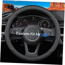 Custom-Fit for GMC Steering Wheel Cover, Premium Leather Car For GMC A-Style