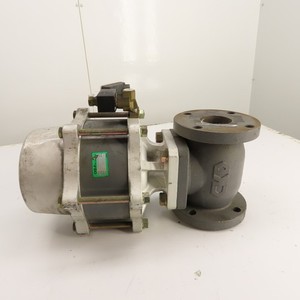 CKD CVS-65A-283-B-1 Pneumatic Cylinder Valve 65mm Orifice Flanged 24VDC Solenoid