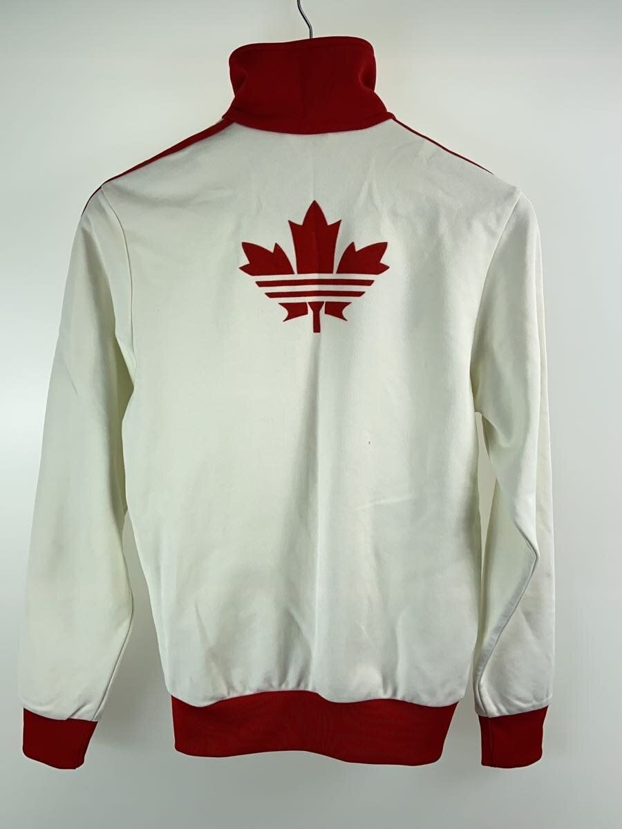 adidas Zip Hoodie S Cotton WHT 00s Track Jacket Flag Tag