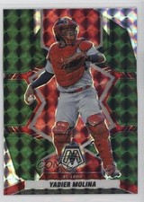 2022 Panini Mosaic Green Mosaic Prizm Yadier Molina #83 o7m