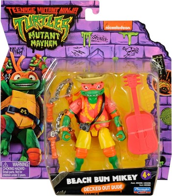 TMNT Teenage Mutant Ninja Turtles Mutant Mayhem Beach Bum Mikey Decked Out Dude