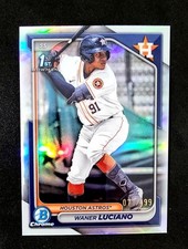 2024 Bowman Chrome #BCP-208 Waner Luciano 1st Prospects Refractors #/499