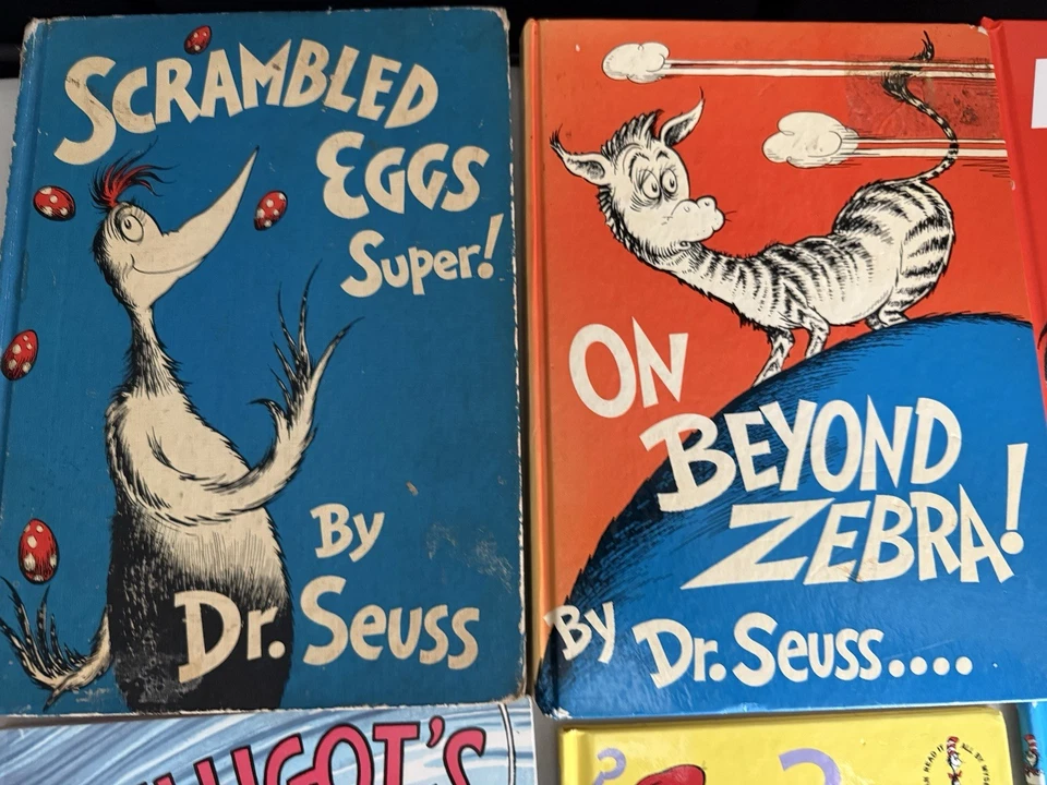 Full Lot 6 Banned Dr. Seuss Books RARE Lot Out Of Print Hardcover Acceptable Foto 2 de 4