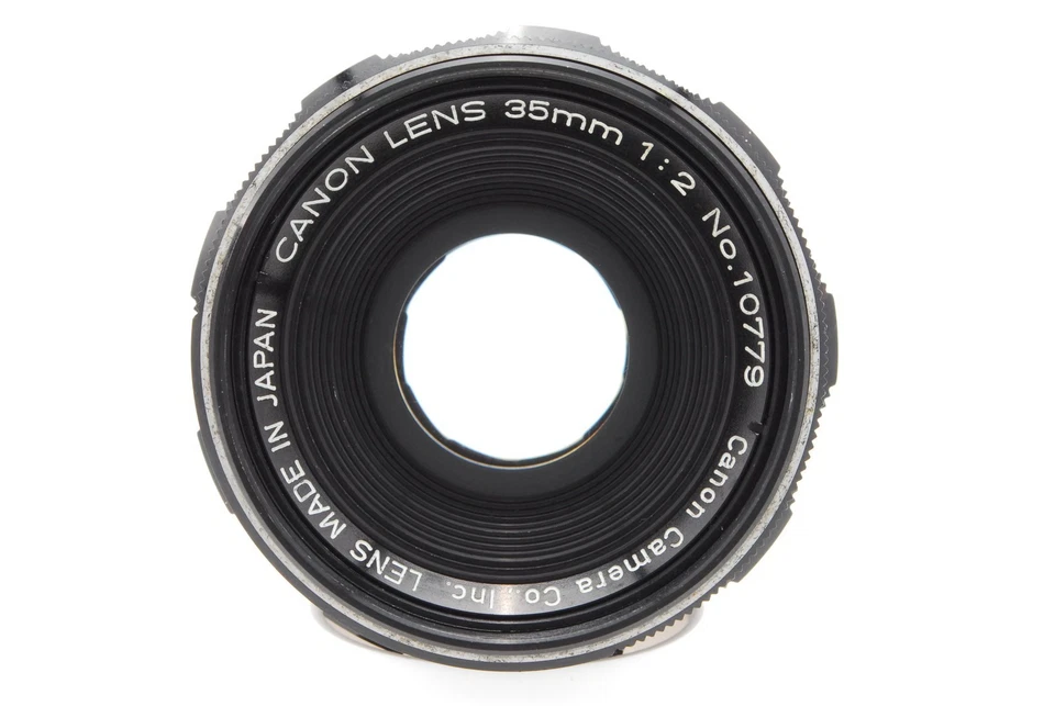 [Exc+5/estuche] Lente gran angular Canon 35 mm F/2 MF L39 LTM tornillo Leica de JAPÓN Foto 3 de 4