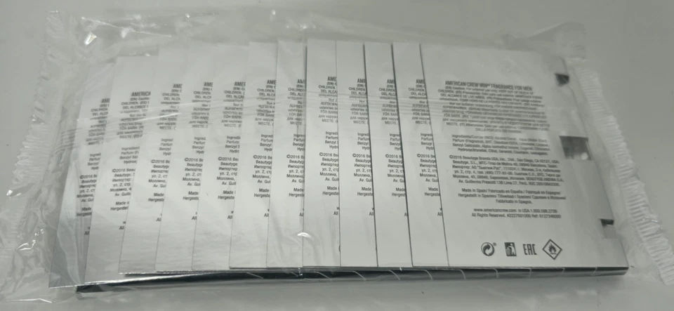 Paquete de 12 frascos de muestra American Crew Win Fragancia Cantidad 1,5 ml Foto 2 de 4