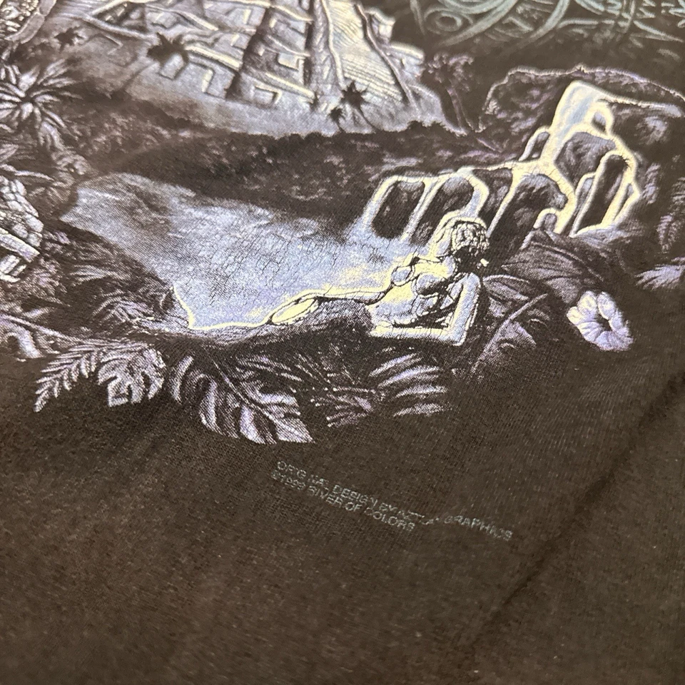 Camiseta Carlos Santana Let The Music Set You Free 1999 vintage Foto 4 de 4