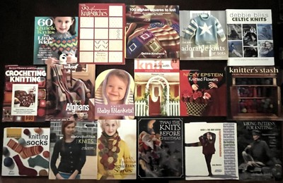YOU PICK KNIT & CROCHET BOOKS Patterns, Tips, Instructions - Use Pull-Down Menu