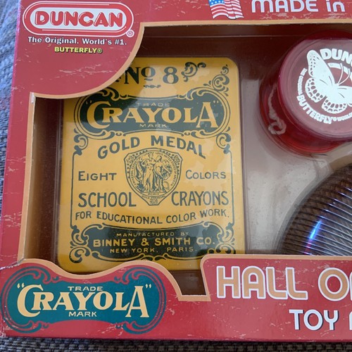 Retro Hall of Fame Toy Pack - Crayola Crayons Tin + Slinky + Silly Putty + Yo-Yo - Picture 2 of 4