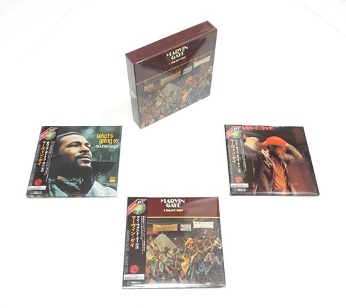 Marvin Gaye - Mini LP CD 3 Titles Set + I Want You Promo Box Paper Sleeve Japan - 第 1/11 張圖片