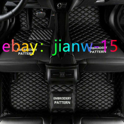 For Mercedes-Benz 1990-2025 Front Rear Custom Luxury Waterproof Car Floor Mats