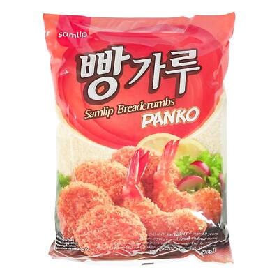 Samlip Panko zum Panieren 1kg Paniermehl Brotkrumen Breadcrumbs
