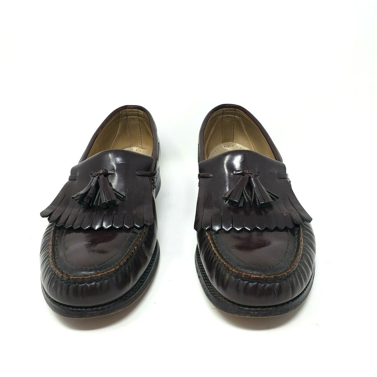 Mens SAS Hand-sewn Kiltie Leather Loafers w/Tassels in Brown Size 10N SAS Men main image 4