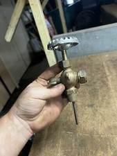 Vintage Old Train Locomotive Railroad RR Steam Boiler Ball Valve Brass Parts USA