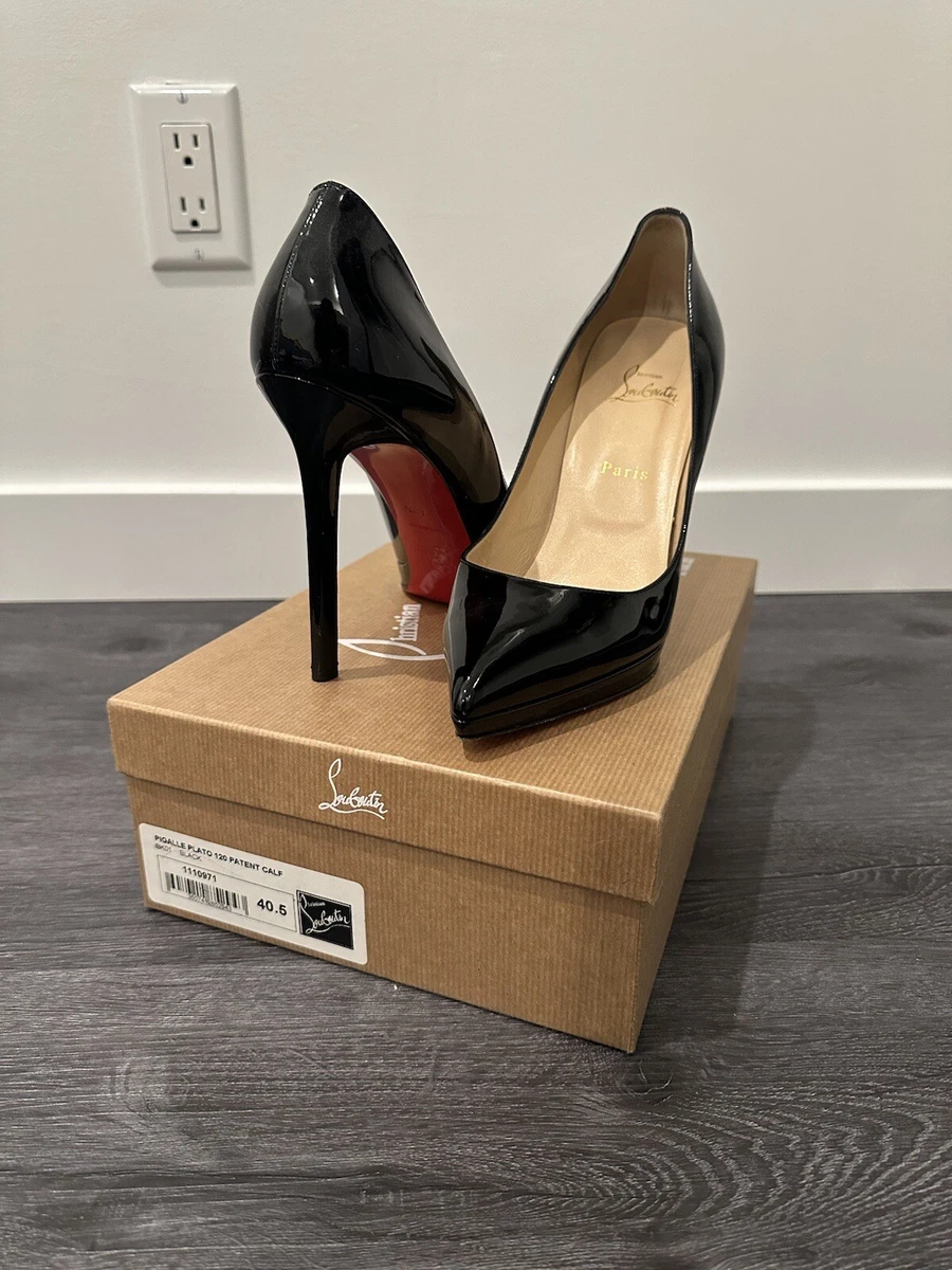 Pigalle patent leather heels Christian Louboutin Black size 40.5