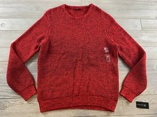INC International Concepts Men's Page Crewneck Sweater Red Size XL New NWT