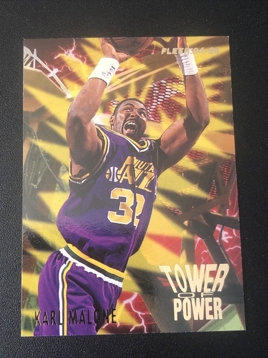 1994-95 Fleer Karl Malone Tower Of Power #4 | eBay