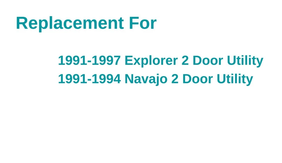 Passenger/Right Window Glass PRIV For 91-97 Ford Explorer 91-94 Mazda Navajo 2DR Foto 4 de 4