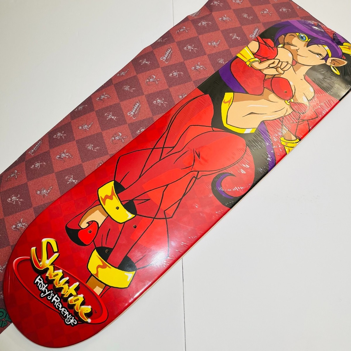 Shantae Skateboard Deck シャンティ スケートボード Shantae Skateboard Skate Deck & Grip Tape - Shantae Risky's