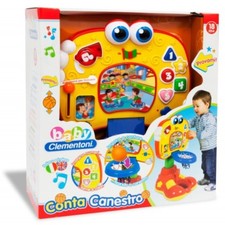 Conta canestro BABY clementoni gioco bambini +18 mesi effetti sonori e musica