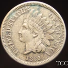 1860 INDIAN HEAD CENT ~  AWESOME ORIGINAL 1c PENNY COIN ~ TCC