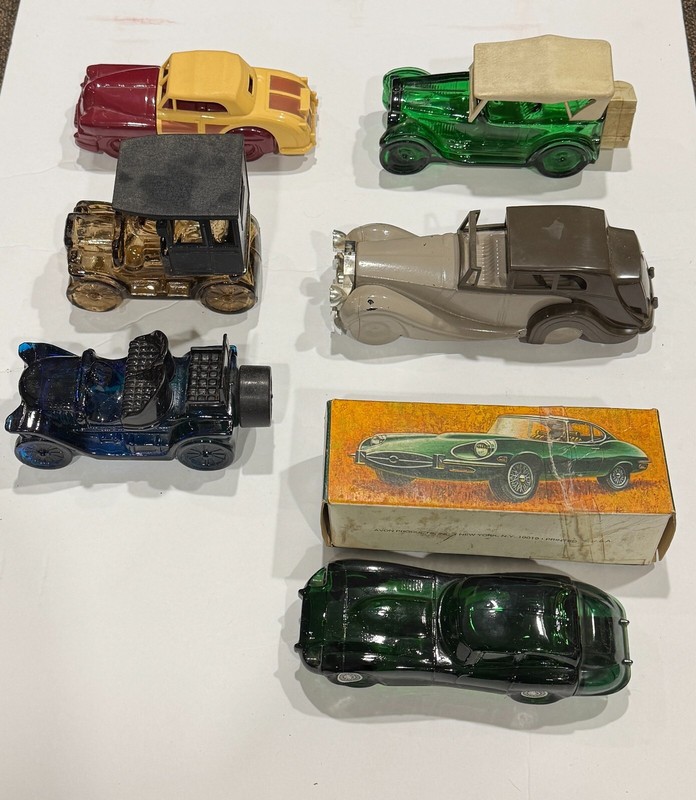 After Shave Car Decanters (lot of 6) - Used - Lot A