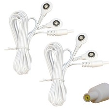 TENS LEAD WIRES WITH SNAP CONNECTIONS  FEMALE TENS PLUG CONNECTION One Pair