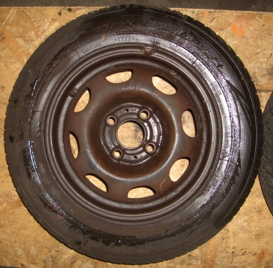 2x komplett Räder VW Lupo Polo Seat Arosa 155/80/13 Allwetter Reifen 6mm Toyo - Bild 3 von 4