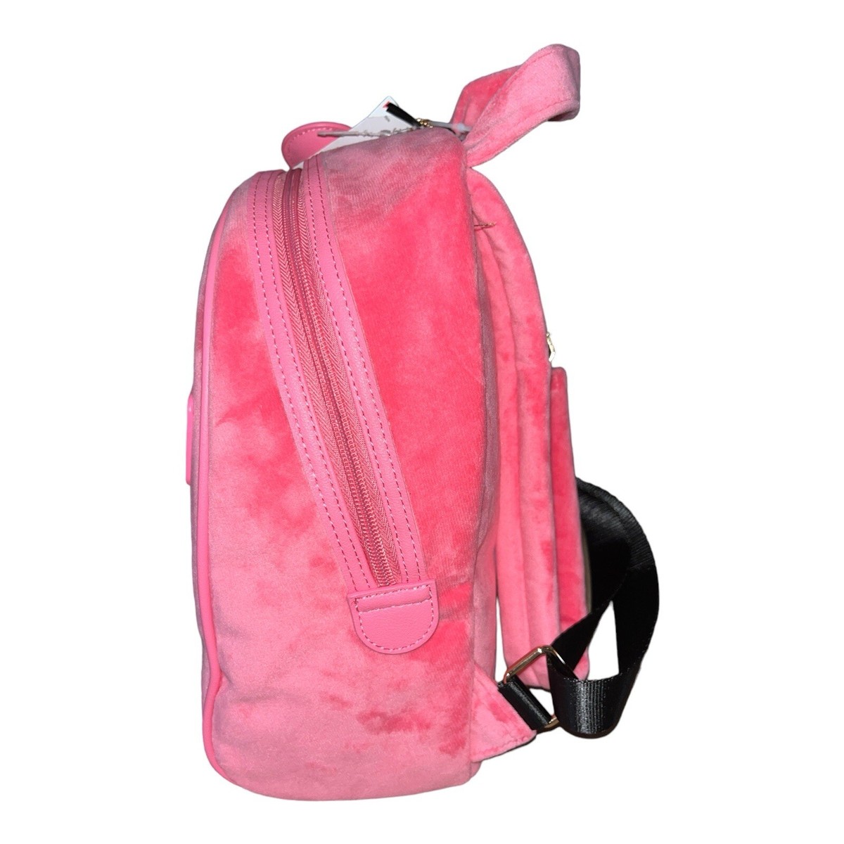 New Juicy Couture Large Size Backpack in Dusty Pink Velvet material. Juicy Couture Large Backpacks for Women for sale - eBay main image 3