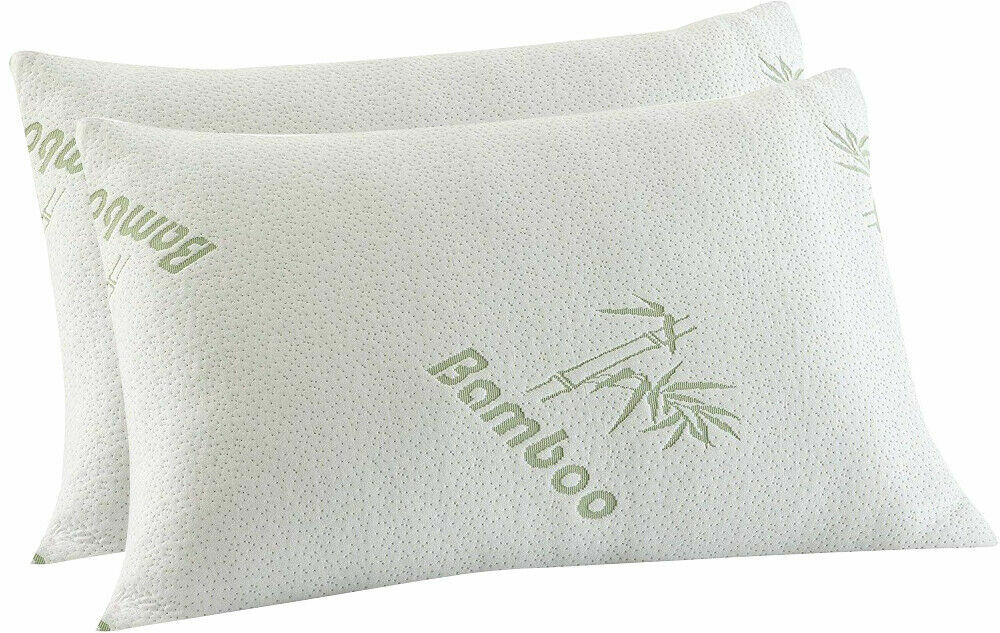 Soft Bamboo Memory Foam Bed Mattress Topper Enhancer With Removable