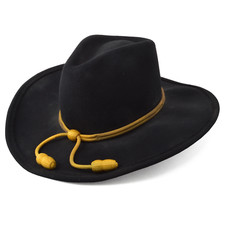 Stetson Wool John Wayne Fort Crushable Hat in Black Size Small Only
