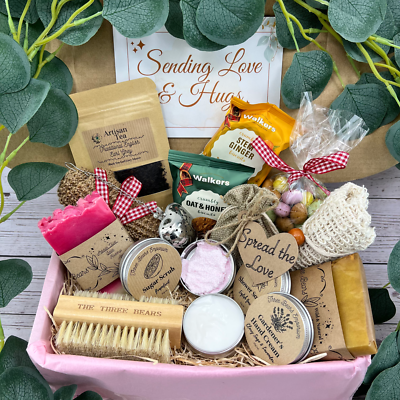 Ladies Pamper Hamper Spa GIFT SET WOMEN MUM FRIEND Self care gift box Birthday