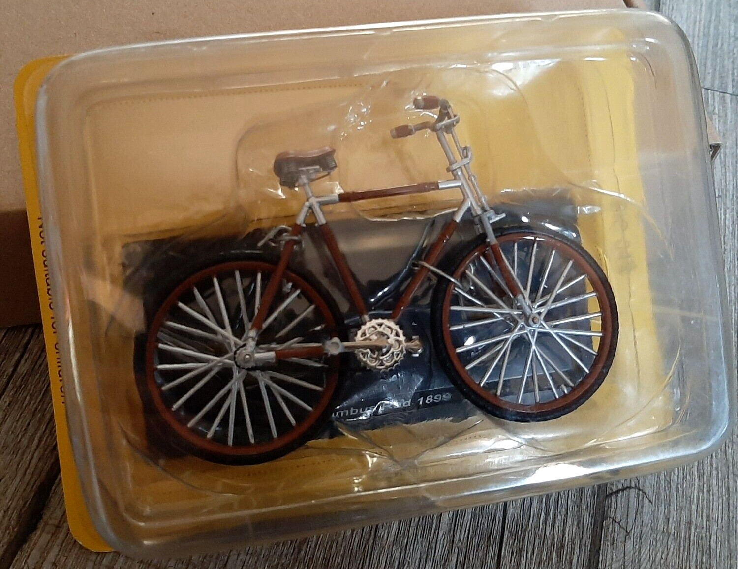 Vélo Mythique miniature Bambus Rad 1899 Del Prado objet collection ancien neuf