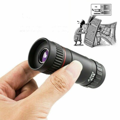 NEW home Security Door Peephole Reverse Viewer Cats Eye Reversal Pouch Mini Tool