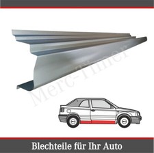 Volkswagen Golf III Cabrio 1993-1998 Reparaturblech Seiten Schweller Rechts