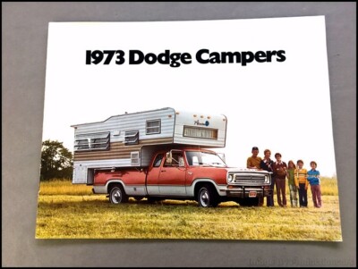 1973 Dodge Camper Truck 28-page Vintage Car Sales Brochure Catalog - Main Image