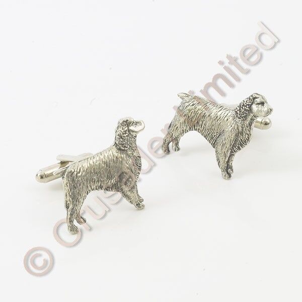 English Springer Spaniel Gundog Handcrafted Pewter Cufflinks NEW