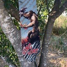 King Kong Men's Tie, American Film Classic, 100% Silk, Made in USA