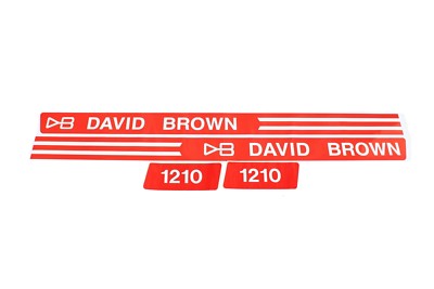 David Brown 1210 (1971-72 DB ''Flaschenöffner'') Motorhauben-Set (41069)