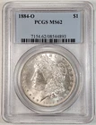 1884-O $1 PCGS MS62 Morgan Silver Dollar 7154.62/08544893
