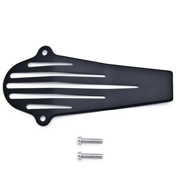 Cubierta de eje de transmisión de placa de hierro para Yamaha V-Star 650 1100 Classic Custom negra Foto 2 de 2