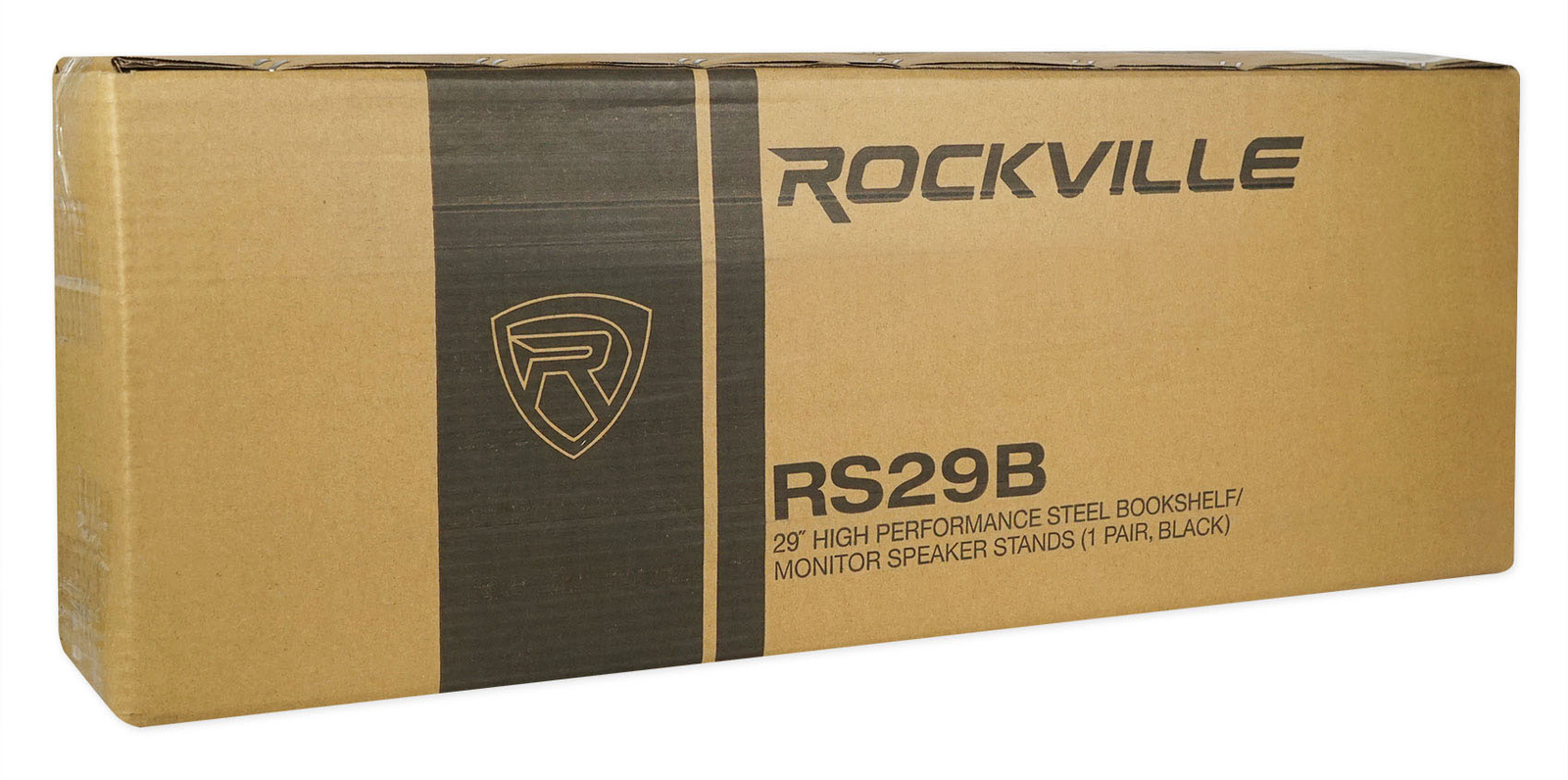 Black 29" Steel Bookshelf Speaker Stands For Edifier R1700BT Bookshelf Speakers
