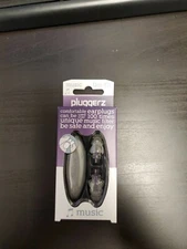 4 sets of Noise Reducing Earplugs + Carry Case - New in Box - Concert Aides