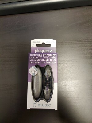 4 sets of Noise Reducing Earplugs + Carry Case - New in Box - Concert Aides