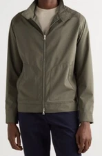 NWT PETER MILLAR Excursionist Flex Shell Bomber Jacket in Kelp Size L. $498.