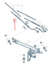 Audi E-Tron Gen Wischerarm vorne links LHD 4KL955407A1P9 NEU ORIGINAL